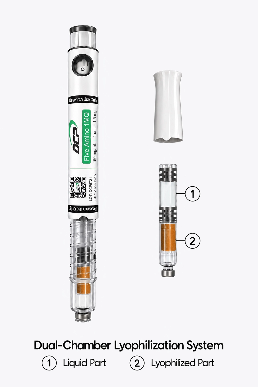 5-Amino-1MQ 150 mg kalem