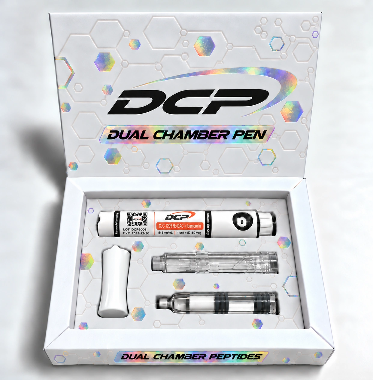CJC-1295 DAC içermeyen + Ipamorelin open box